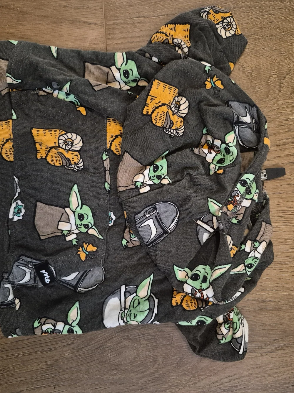 Meundies Star Wars Hooded Zip Jacket For Dogs Pets Mandolorian Grogu